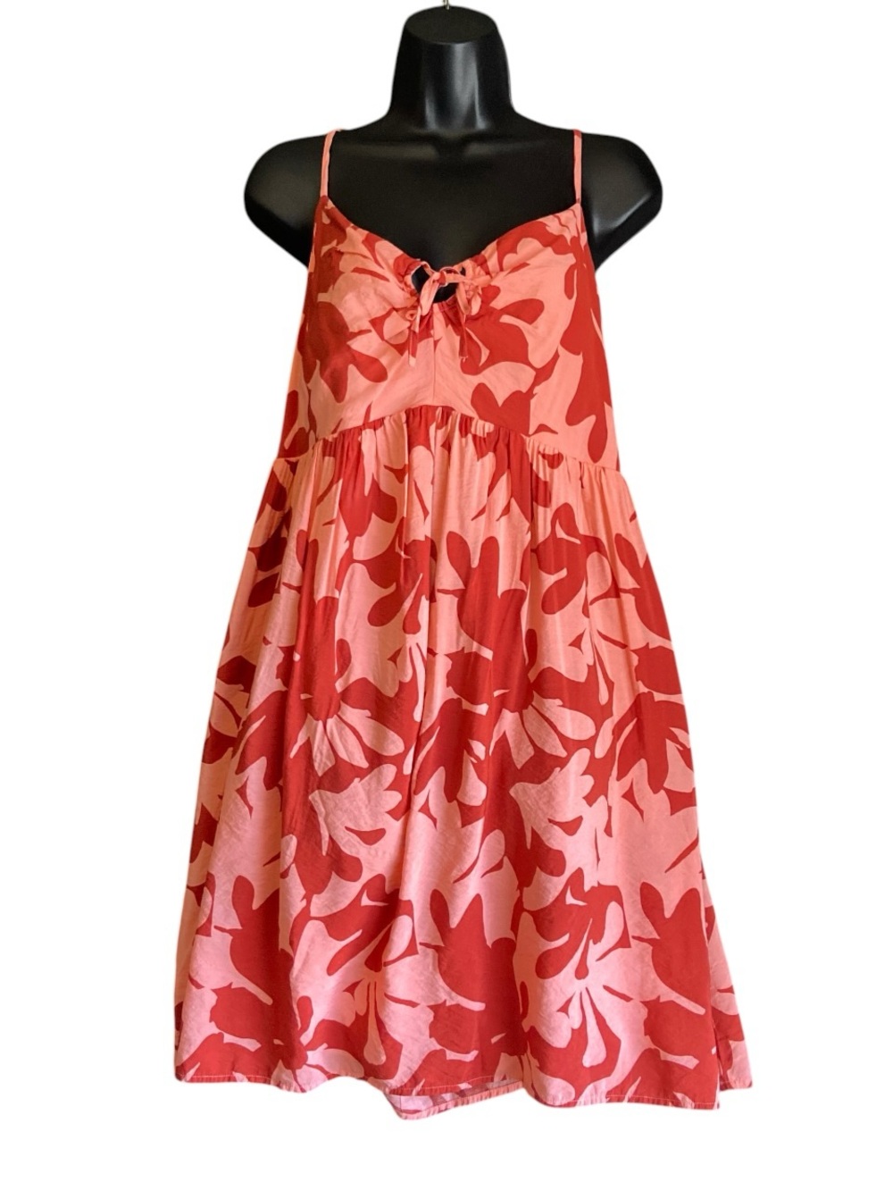 Nine West | Women’s Babydoll Floral Summer Mini Dress | Size XL